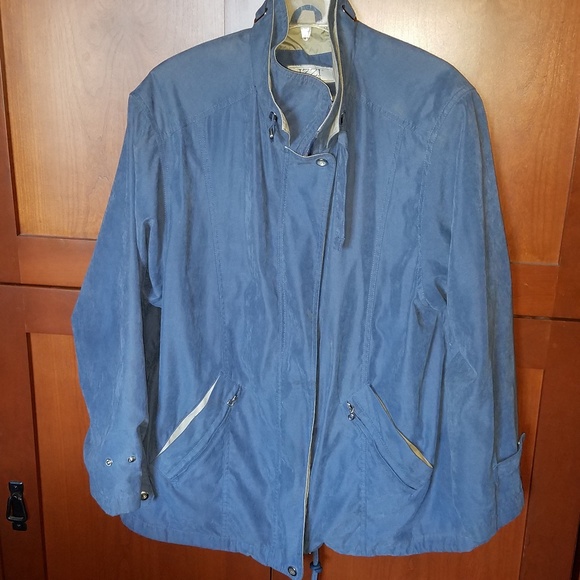 Woman's Blue Outerwear Utility Jacket L - Picture 1 of 6